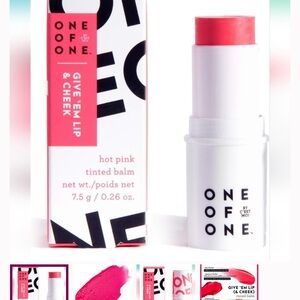 One Of One by C'est Moi Smart Mouth Hot Pink Tinted Lip / Cheek Balm. New